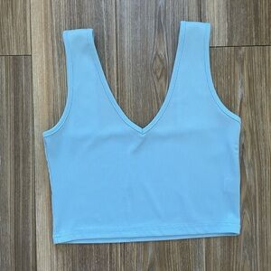 Women’s SHEIN Blue Crop Top